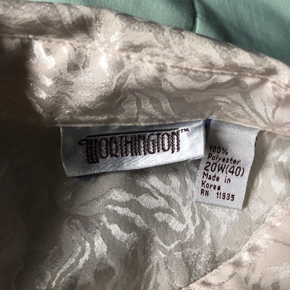 Vintage Zebra Print Button Up Top - Picture 4 of 4